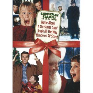 Home Alone, Christmas Carol, Jingle All The Way, Miracle On 34th Street DVD New